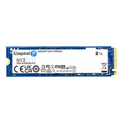SSD e brendshme Kingston NV3 / 2TB M.2 2280 PCIe 4.0 x4 NVMe / deri në 6000MB/s Lexim / 5000MB/s Shkrim 