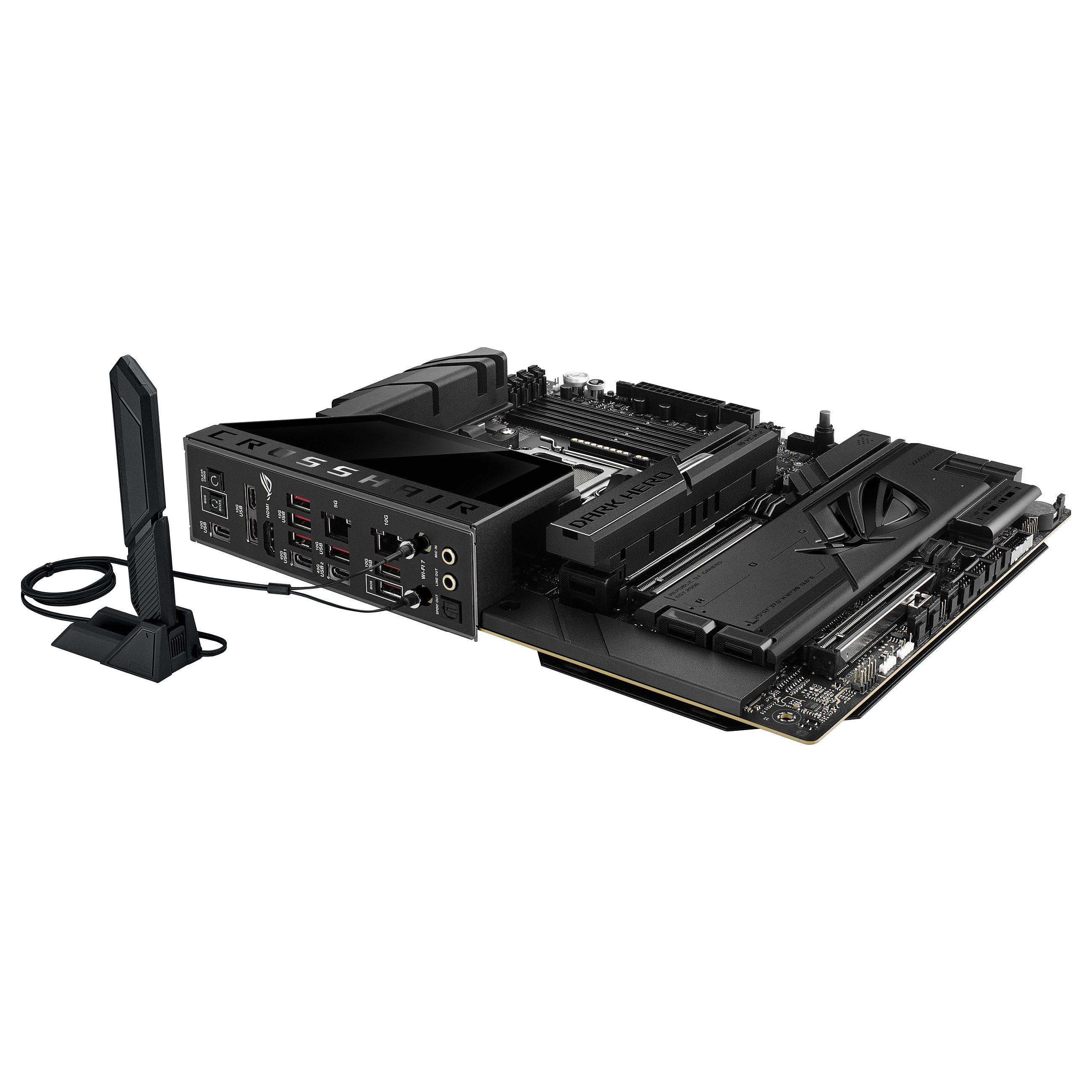 Pllakë Amë AMD AM5 ASUS ROG CROSSHAIR X870E DARK HERO Wi‑Fi 7 / DDR5 / ATX - 8