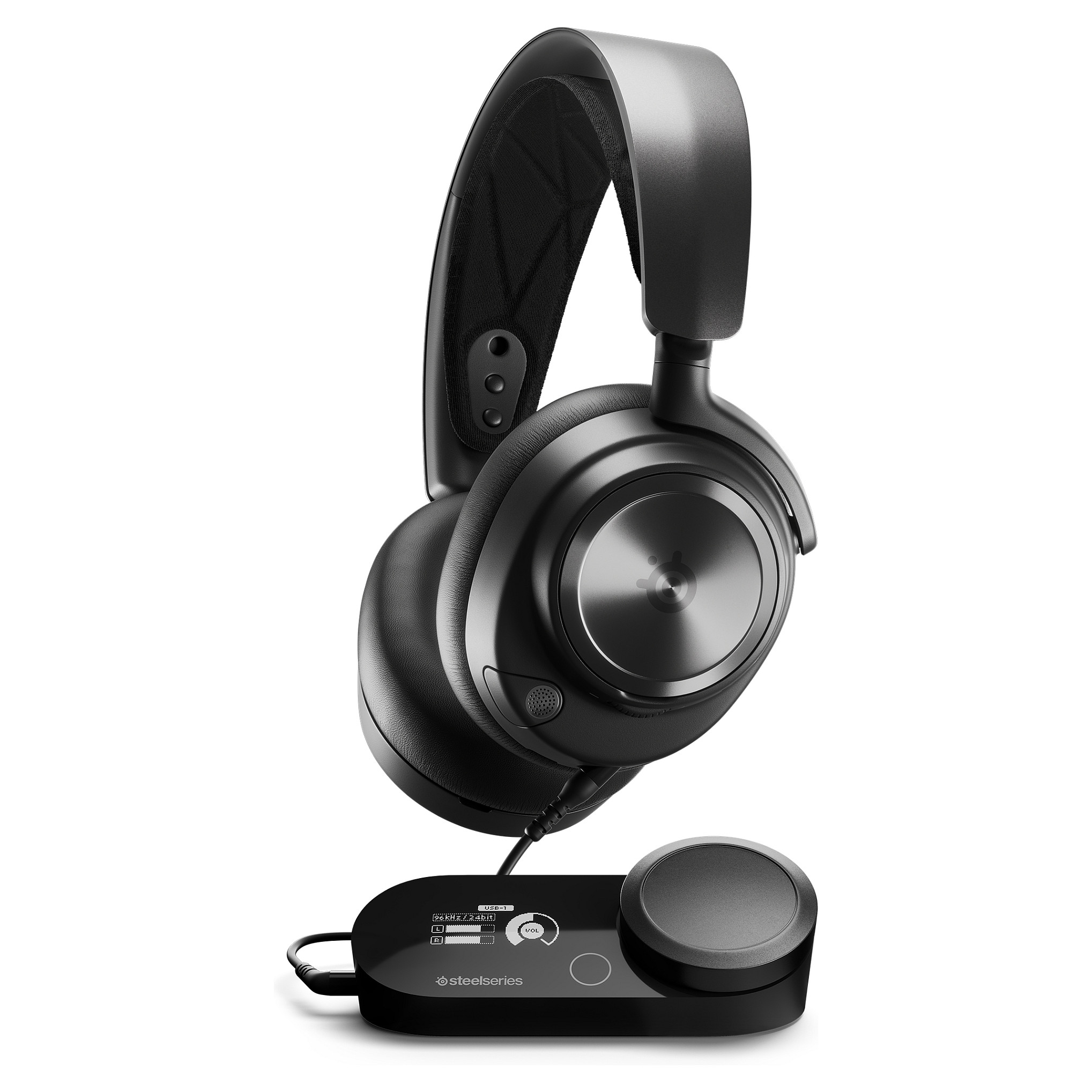 Kufje Gaming SteelSeries Arctis Nova Pro / USB-C / 10–40.000 Hz - Zezë - 2