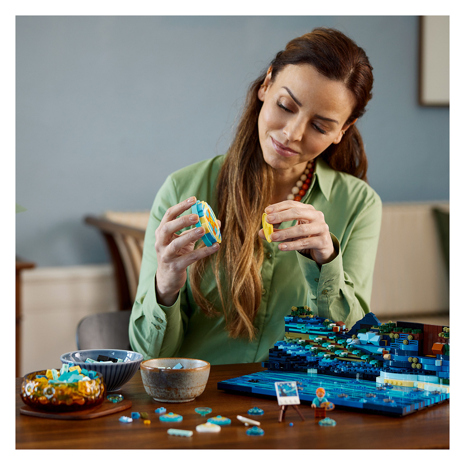 LEGO Ideas Vincent van Gogh – The Starry Night - 18