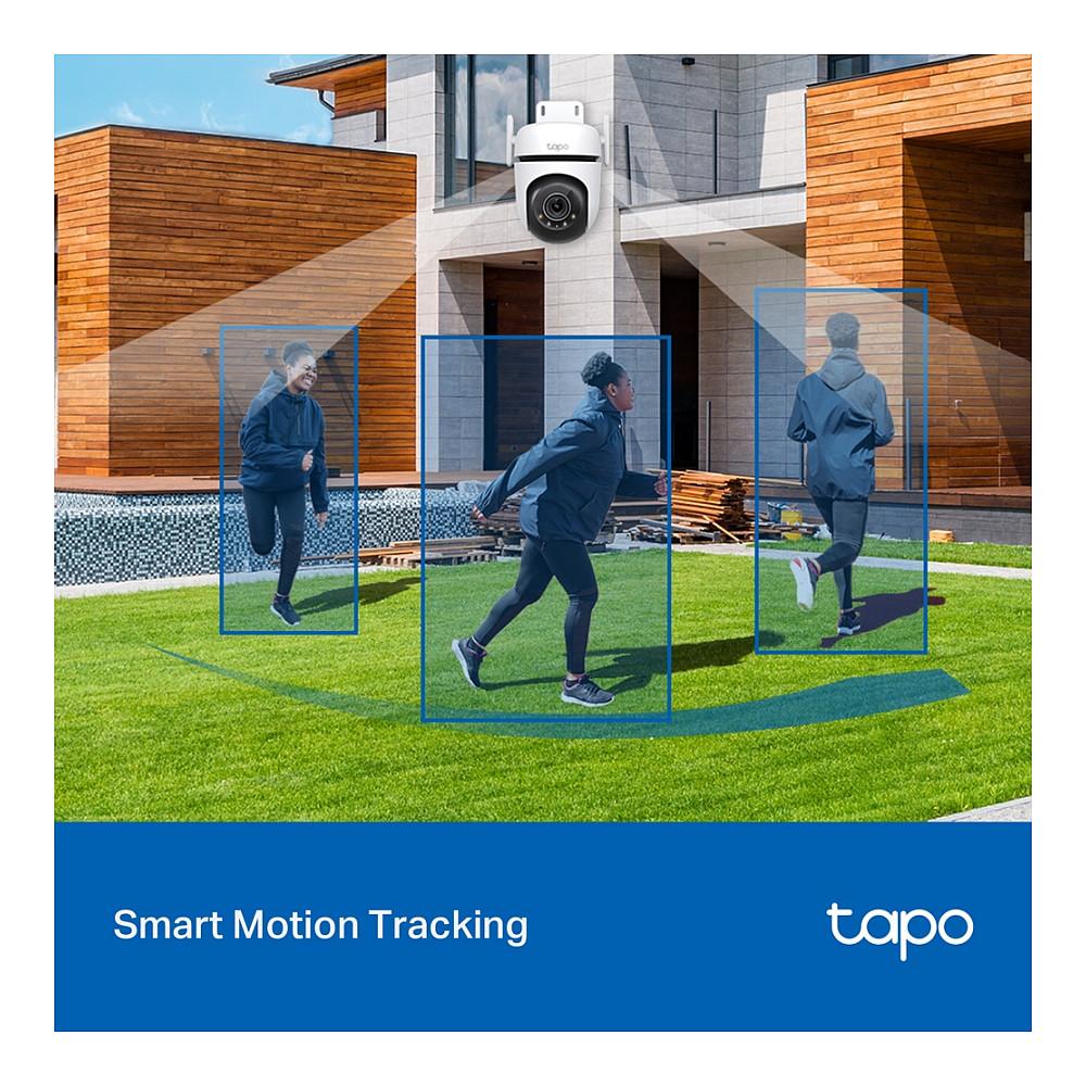 Kamerë Sigurie IP CCTV TP-Link Tapo C520WS, 2K 4MP, Wi-Fi, Pan & Tilt 360° - Zezë/Bardhë - 8