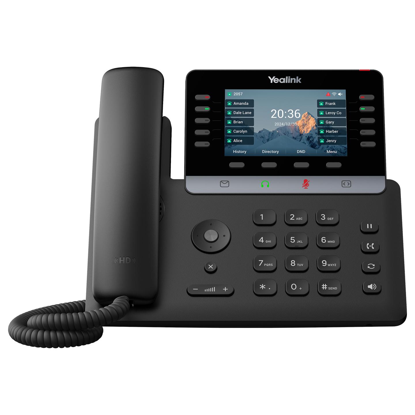 Telefon VoIP Yealink T74U, SIP, 4.3", LCD, 480x272, 2x Gigabit Ethernet, USB 2.0, PoE - Zezë