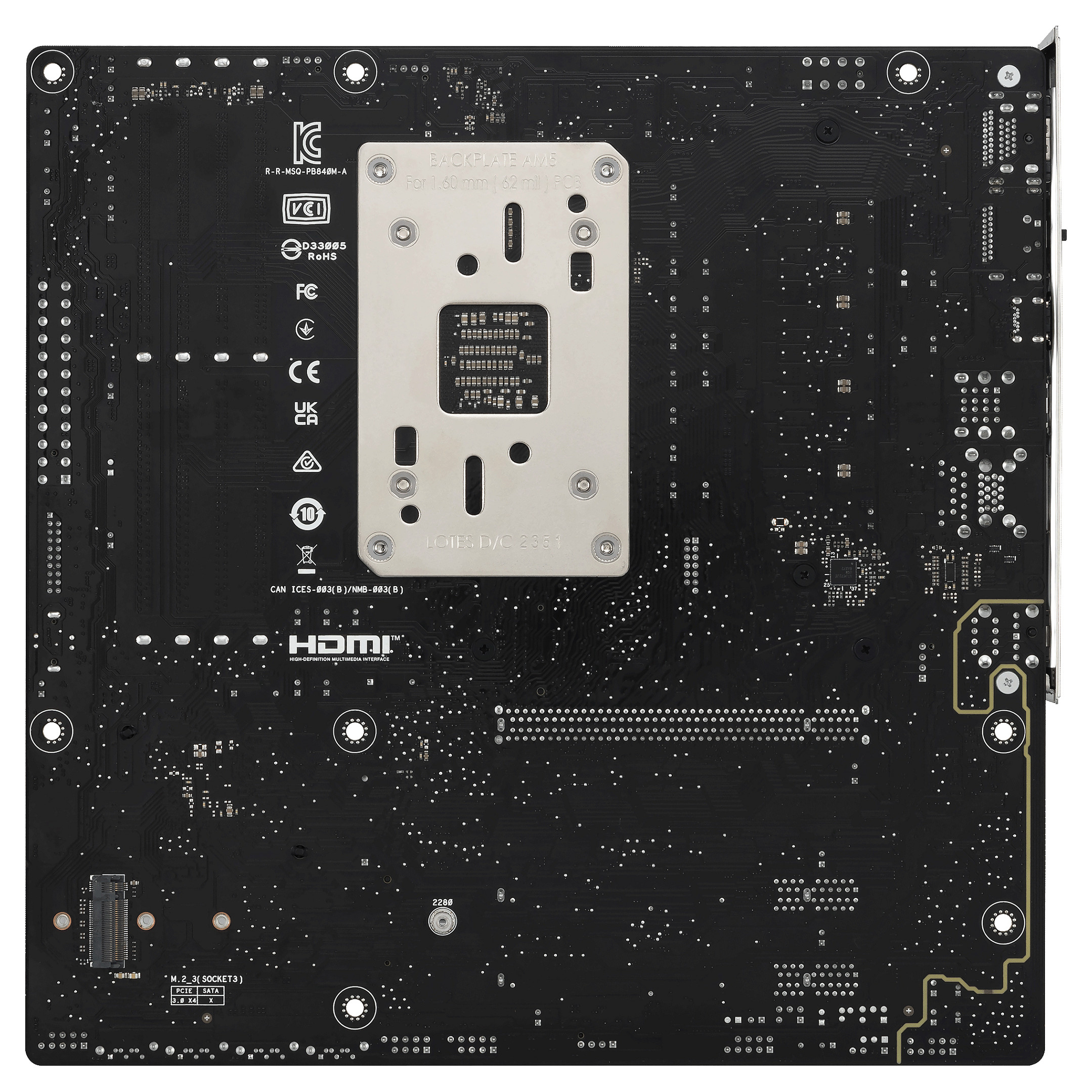 Pllakë Amë ASUS AMD PRIME B840M-A-CSM DDR5 mATX - 7