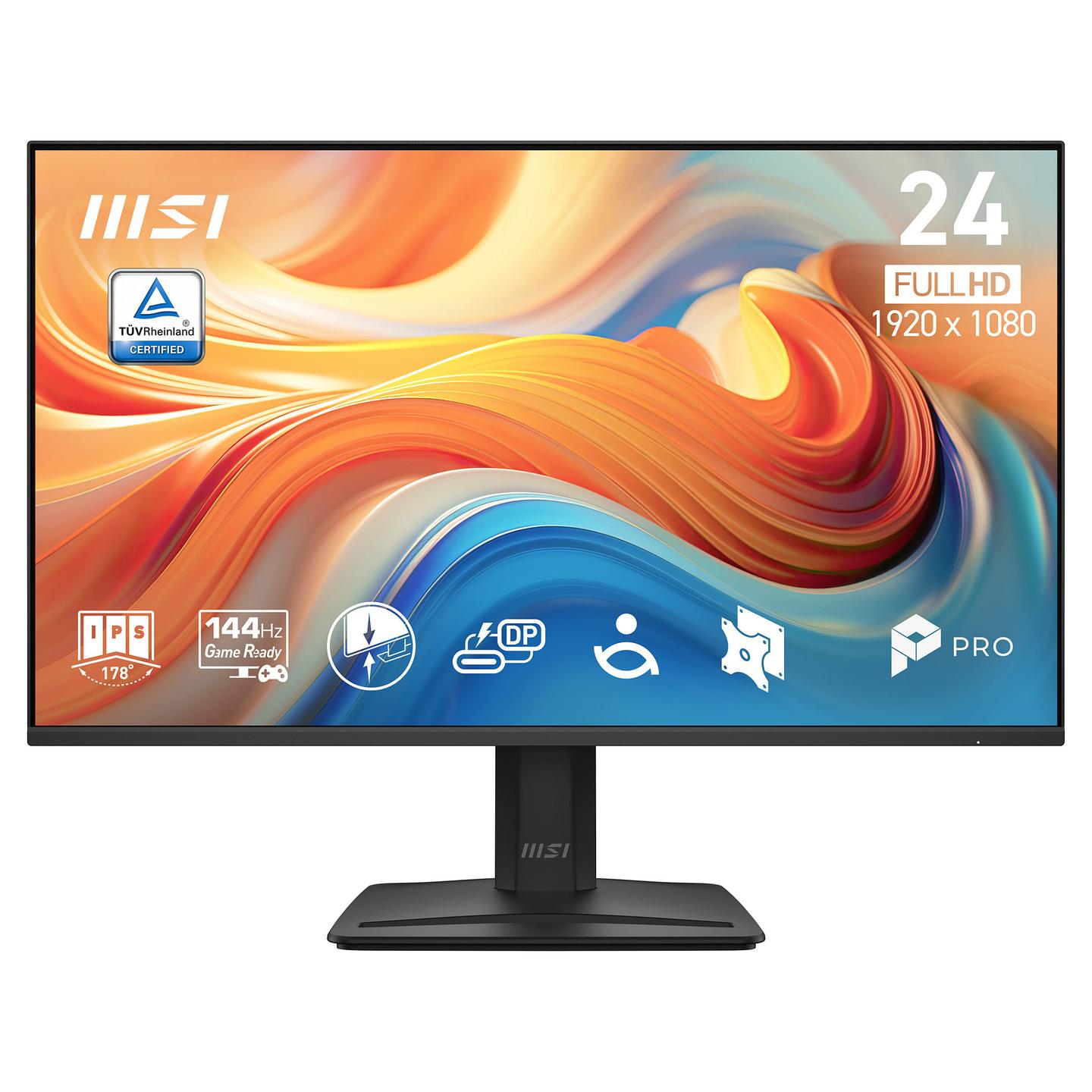 Monitor MSI PRO MP242 E14C / 23.8" / Full HD VA / 120Hz / 1ms / HDMI+VGA - Zezë