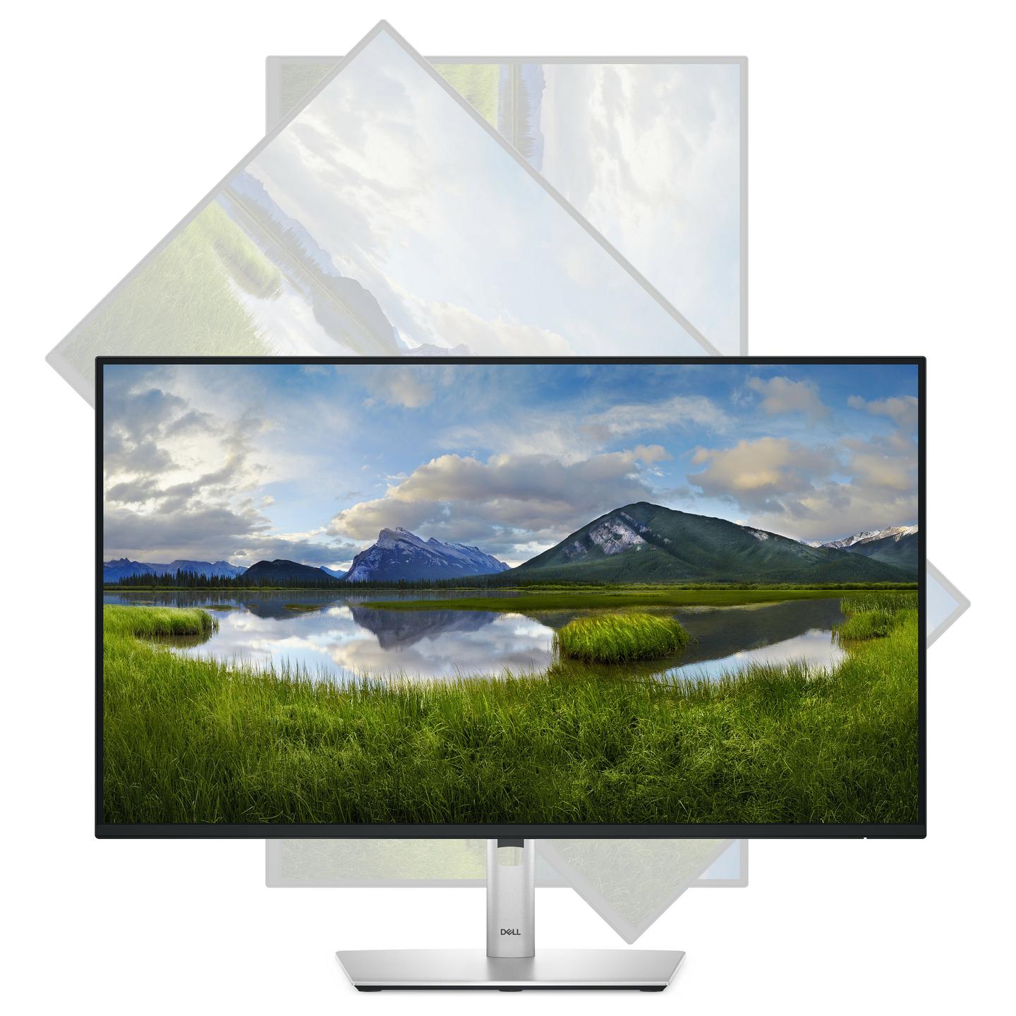 Monitor Dell Pro Plus P2725H, 27", Full HD IPS, 100Hz, 5ms, HDMI + DP + VGA + USB-C + USB-A - Zezë/Argjend - 11