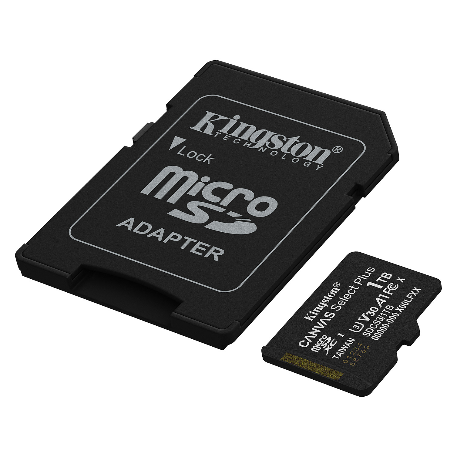 Kartë Memorie SD Kingston 1TB microSDXC Canvas Select Plus Gen3 150MB/s A1 + Adapter - 2