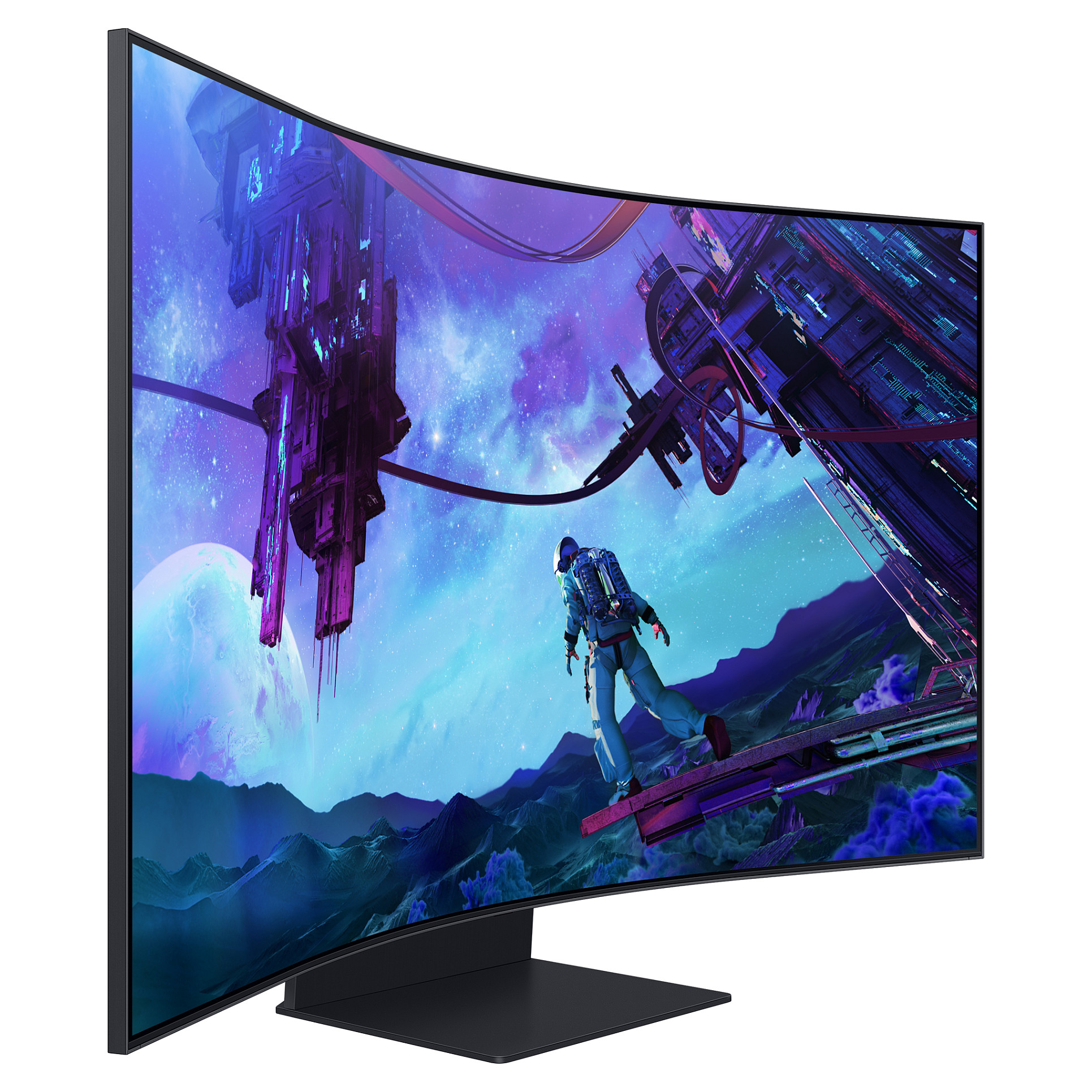 Monitor Samsung Odyssey Ark S55CG970NU / 55" / 4K UHD / HDMI + DisplayPort / i zi - 8