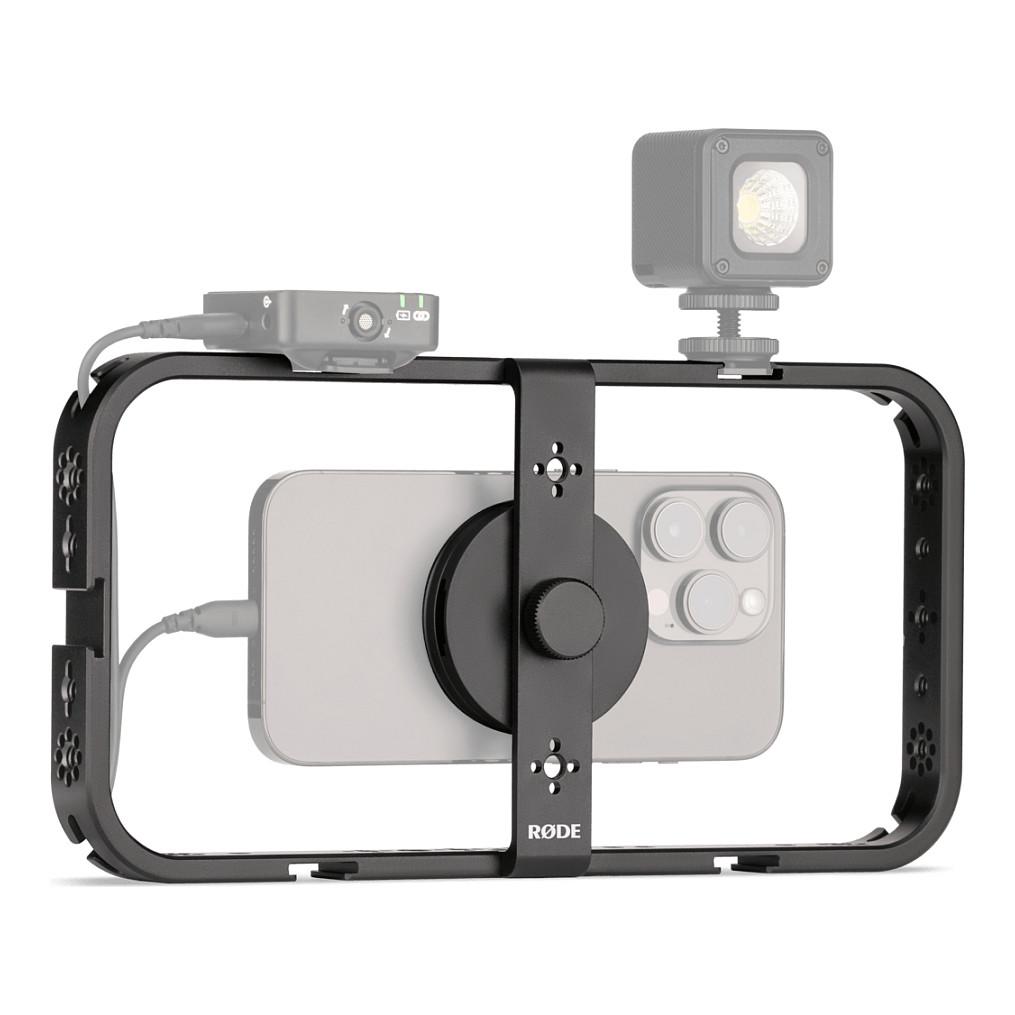 Cage për Smartphone RØDE Phone Cage, MagSafe, 5 Cold Shoe, 1/4", 3/8" - Zezë - 8