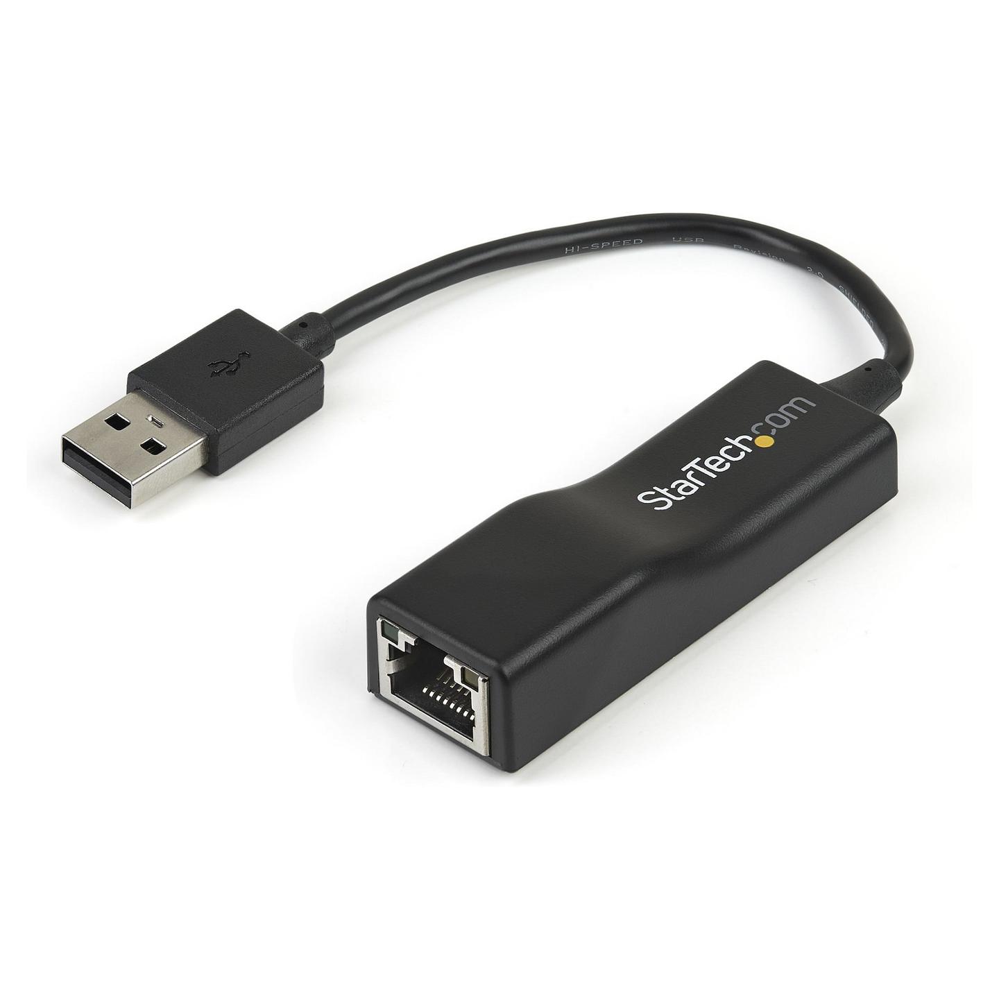 Adapter rrjeti StarTech.com USB2100, USB-A 2.0 në RJ-45, Ethernet 10/100 Mbit/s - Zezë