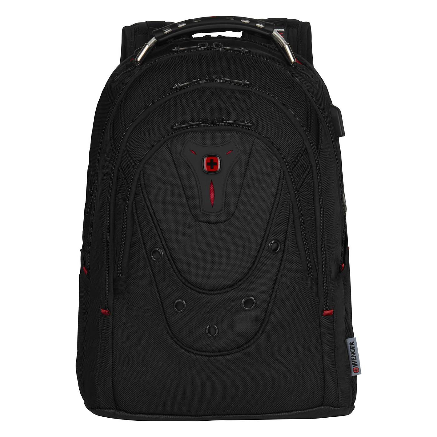 Çantë shpine për Laptop Wenger Ibex Ballistic Deluxe, 14–16 inç, 26 L – Zezë