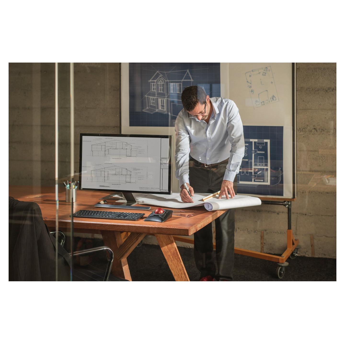 Maus pa kabllo Kensington Expert Mouse Wireless Trackball K72359WW, 400 DPI, 4 Butona, Bluetooth / RF Wireless, Scroll Ring - Zezë - 11