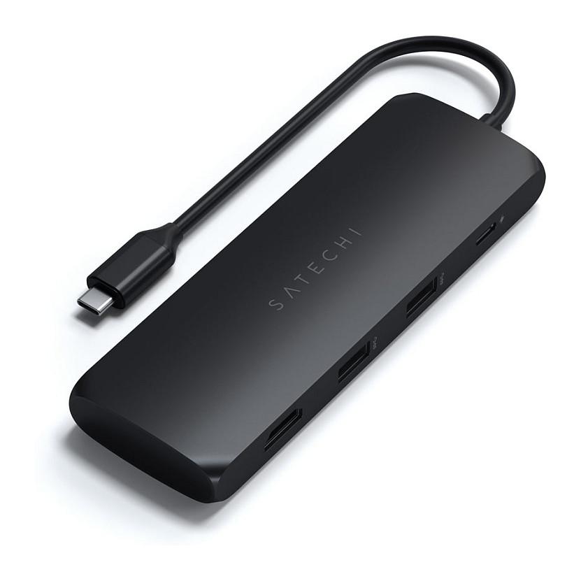 Hub Satechi ST-UCHSEK / 2x USB-A / 1x HDMI / 1x USB-C PD / M.2 SATA SSD / 100W – Zezë