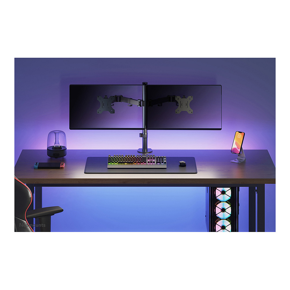 Mbajtëse për Monitor Neomounts FPMA-D550DBLACK Mbajtëse tavoline për dy ekrane të sheshtë deri në 32" - E zezë - 18