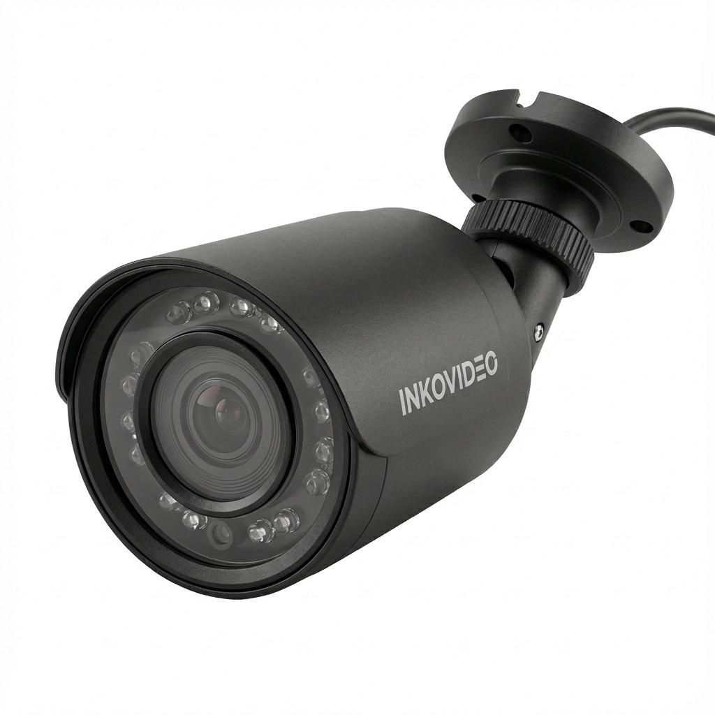 Kamerë Sigurie IP CCTV Inkovideo V-820-MB, 4K 8MP, 2.8 mm, 128°, IR 30 m, PoE, IP67 - Zezë