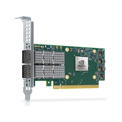 Kartë Rrjeti NVIDIA ConnectX-6 Dx EN, 2×100GbE QSFP56, PCIe 4.0 x16, Secure Boot - 1