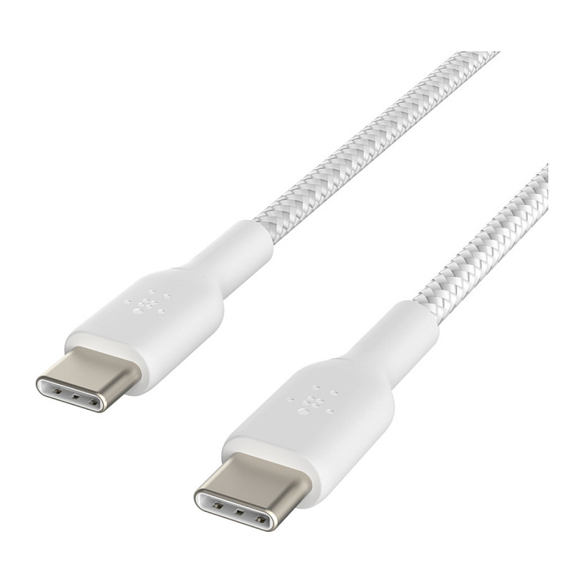 Kabllo USB Belkin BoostCharge / USB-C në USB-C / 1 m / 60W - Bardhë