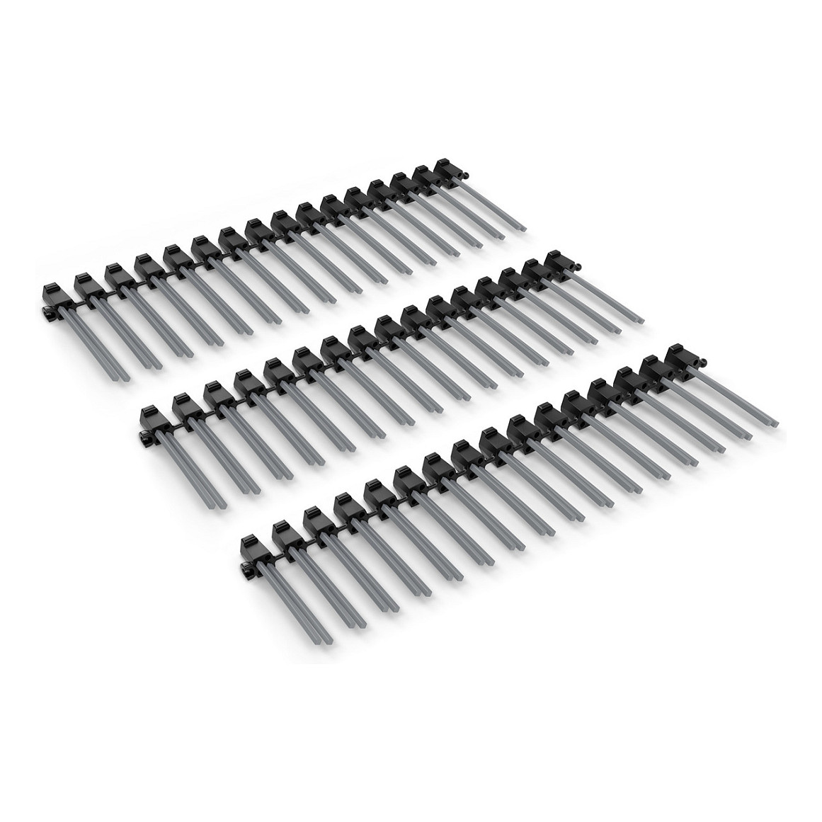 Aksesorë për Fshesa Kärcher 2.445-244.0 / 3 copë / Nylon Bristle Straps / WRE 18-55 / WRE 4 Battery - Argjend/Zezë