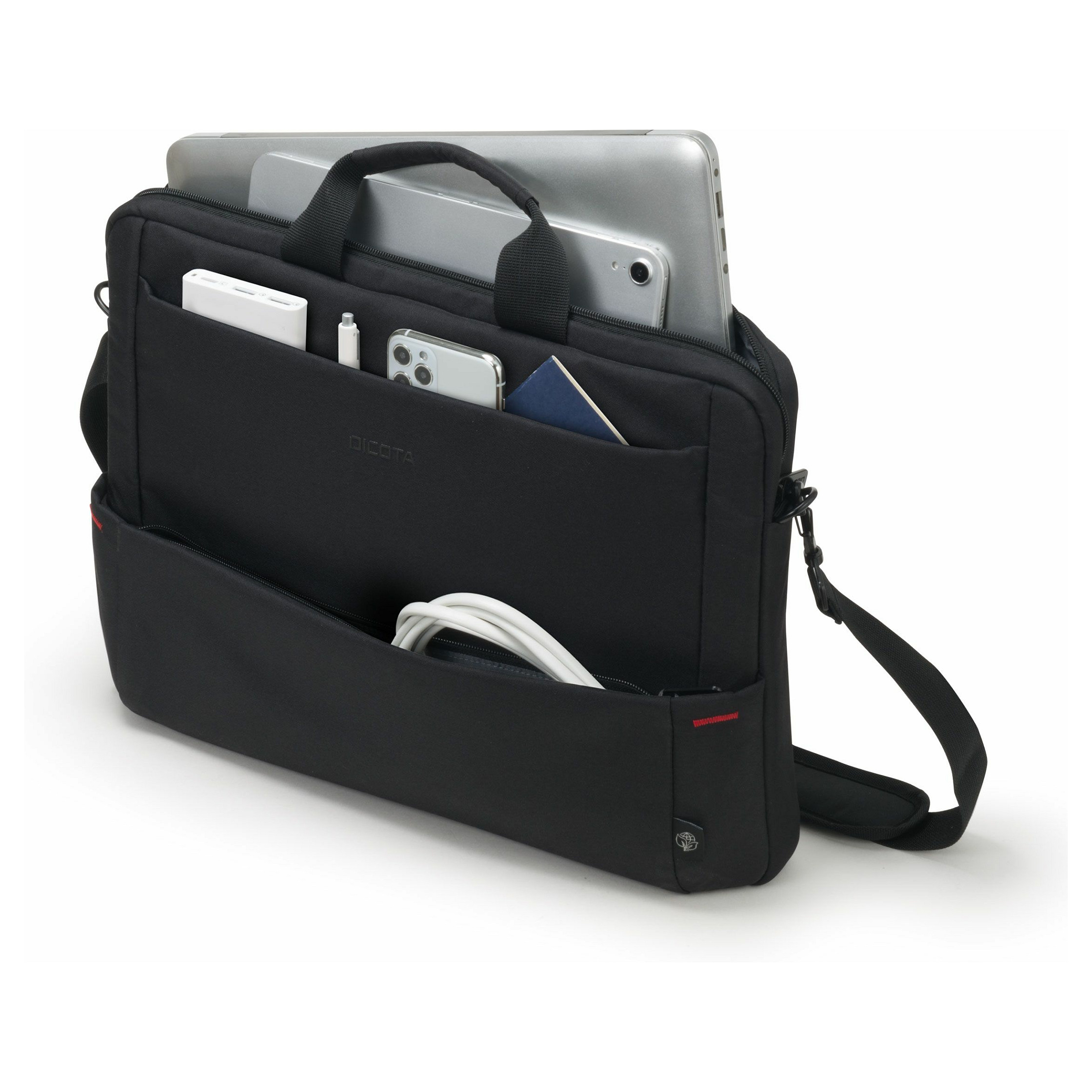 Çantë për laptop Dicota Eco Slim Case Base, 13-15.6", e zezë - 7