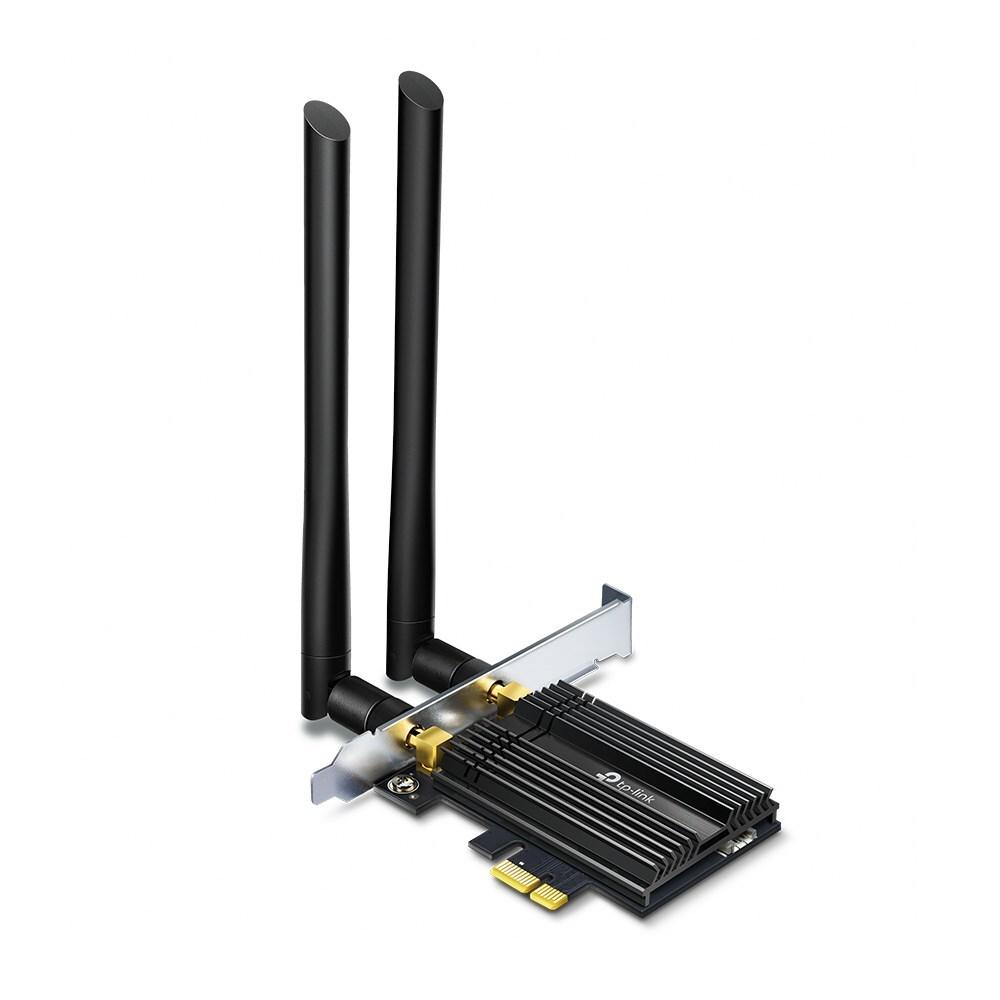 TP-Link Archer TX50E / Wi-Fi 6 AX3000 // 2402Mbps / Dual-Band / PCIe x1 / Bluetooth / WPA3 – Zezë - 1
