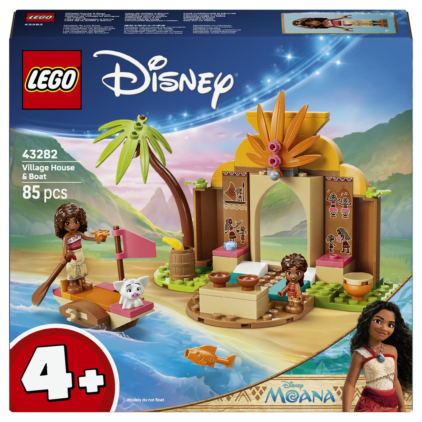 LEGO Disney Princess Moana’s Hut and Boat 43282