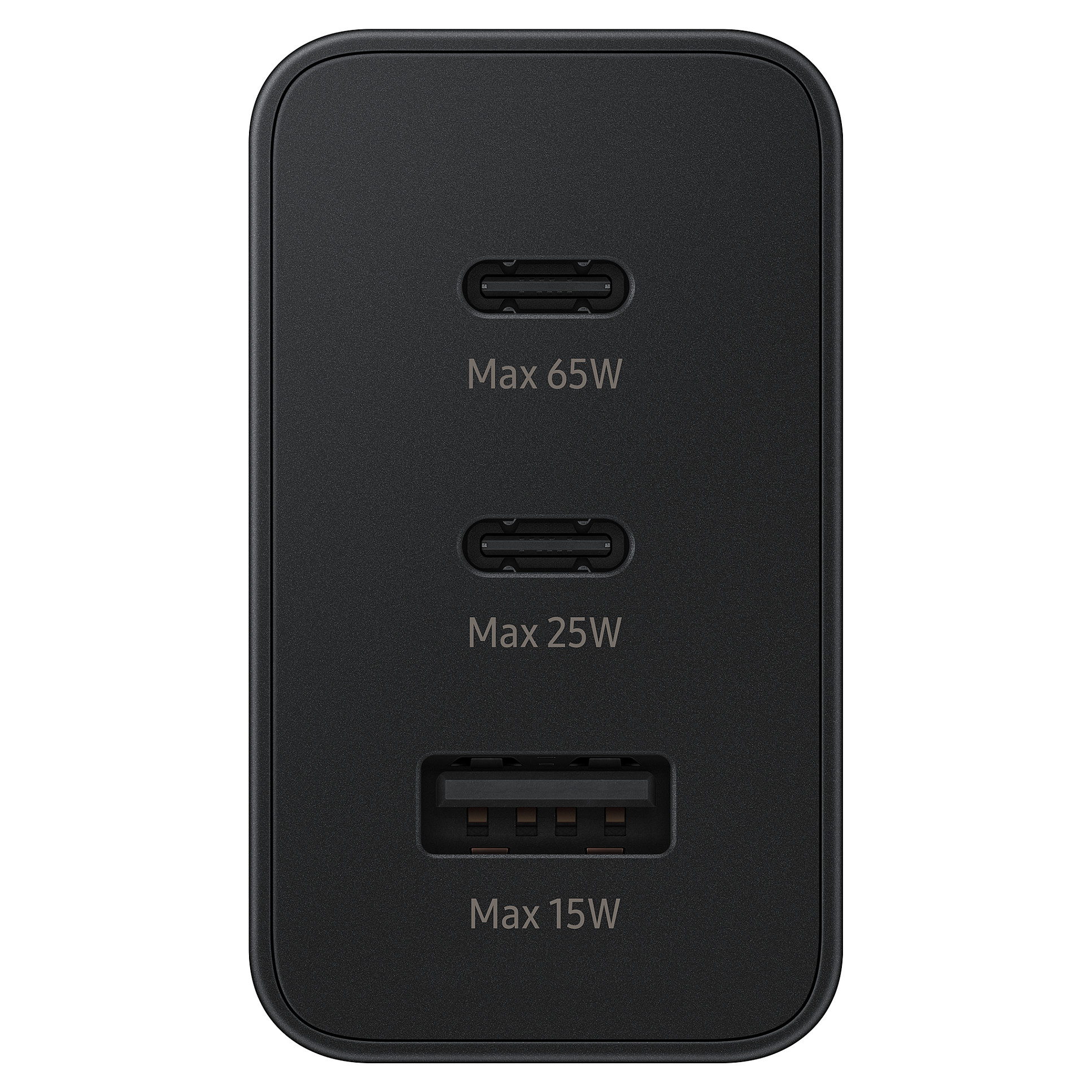 Adapter Samsung Power Adapter Trio 65W USB Type-C Charger (No Cable)- Black - 24