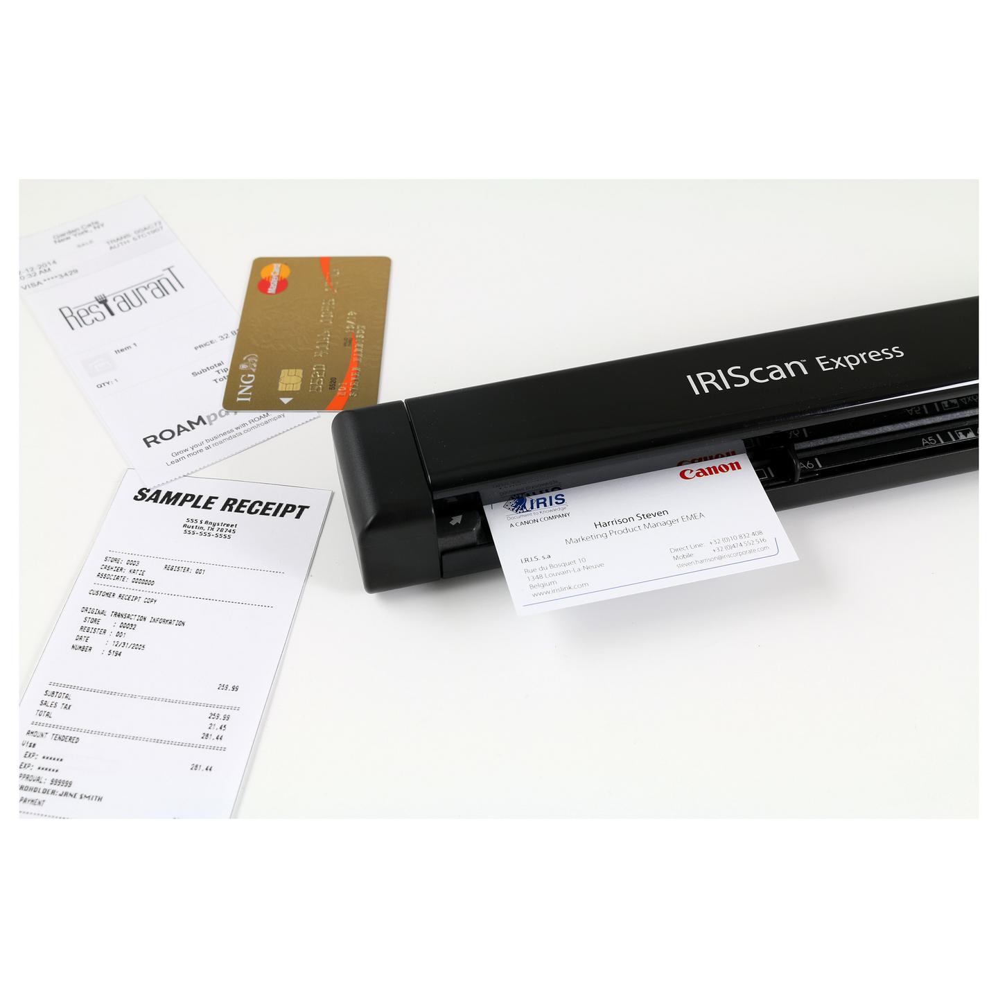 Skaner I.R.I.S. IRIScan Express 4 / Sheet-fed / A4 / 1200 × 1200 DPI / USB - Zezë - 9