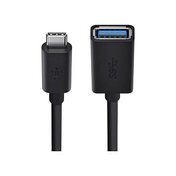 Kabllo USB Belkin F2CU036btBLK / USB-C në USB-A / USB 3.2 Gen 1 / 5Gbps – Zezë - 3