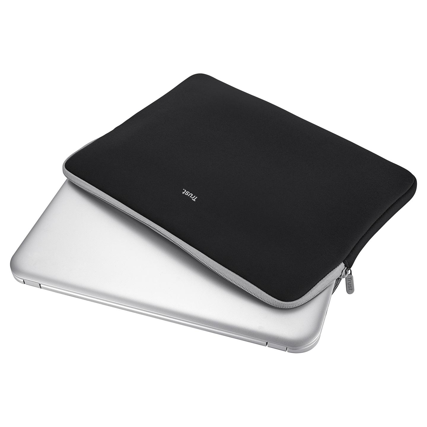 Çantë për Laptop Trust Primo Soft, 11.6", Neopren, Mbrojtje ndaj gërvishtjeve dhe goditjeve - Zezë