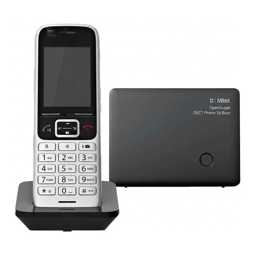 Telefon i Thjeshtë Mitel OpenScape DECT Phone S6 Base, ekran 2.4" TFT me ngjyra, Bluetooth - Argjend