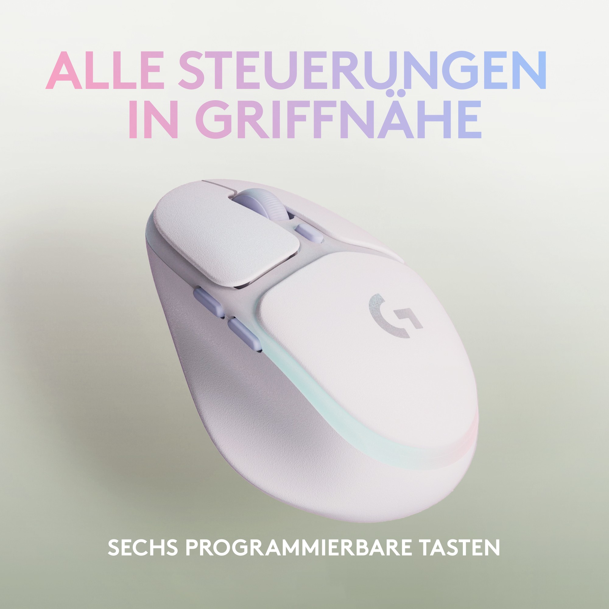 Maus Gaming – Logitech G705 -Bardhë - 9