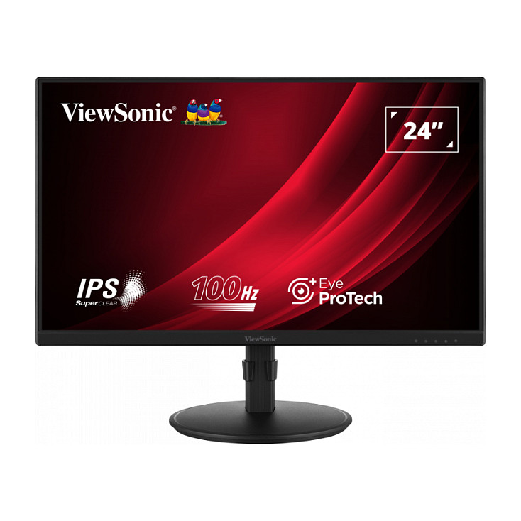 Monitor për Punë 61cm/24" (1920x1080) ViewSonic VG2408A-MHD 16:9 FHD IPS 5ms 100Hz HDMI VGA DP Zëdhënës Pivot Zi - 1