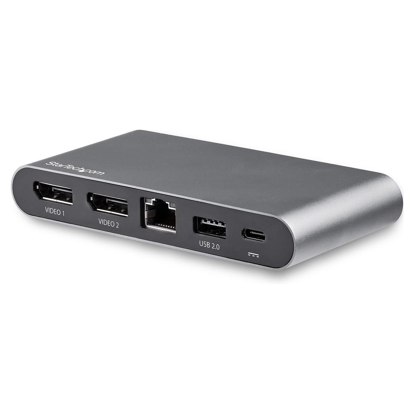 Docking Station StarTech Multiport Adapter / 4K60 / 1xUSB-A / 1xUSB-C / 2×DisplayPort - Zezë