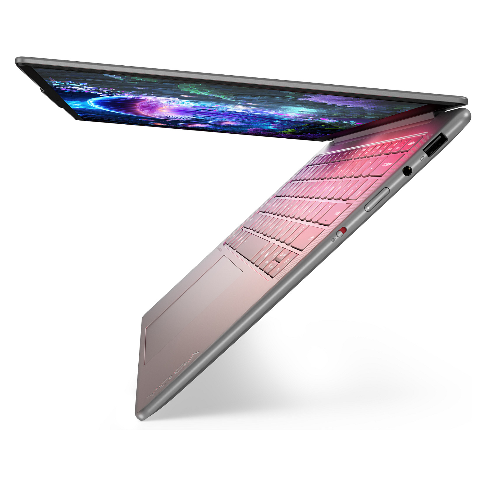 Laptop Lenovo Yoga Slim 7 Aura Edition 14ILL10 / Ultra 5-226V / 16GB LPDDR5 / 512GB / 14" WUXGA OLED / Intel Arc Graphics 130V / DE  - Gri - 13