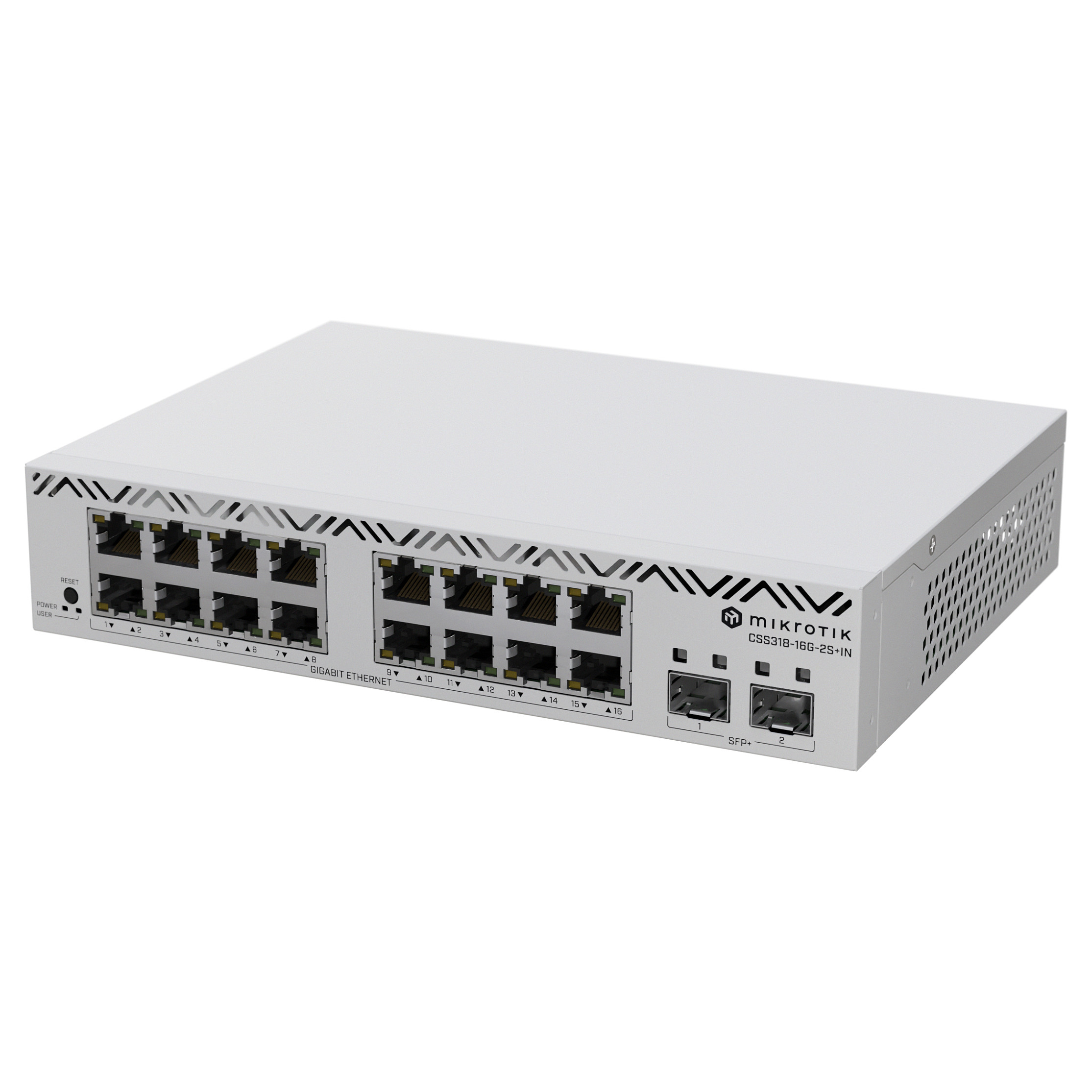 MikroTik Cloud Smart Switch CSS318-16G-2S+IN . 16x Gigabit. 2x SFP+ - 2