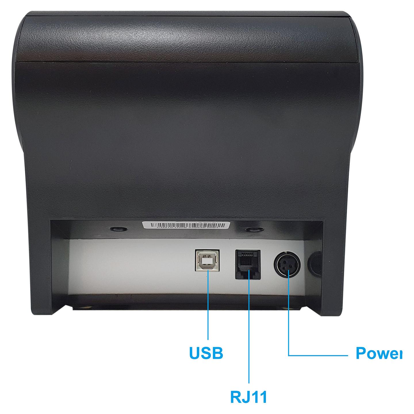 Printer POS Equip 351006 / Termik / 203 × 203 DPI / USB / Bluetooth / Wi-Fi / 80 mm – Zezë - 9