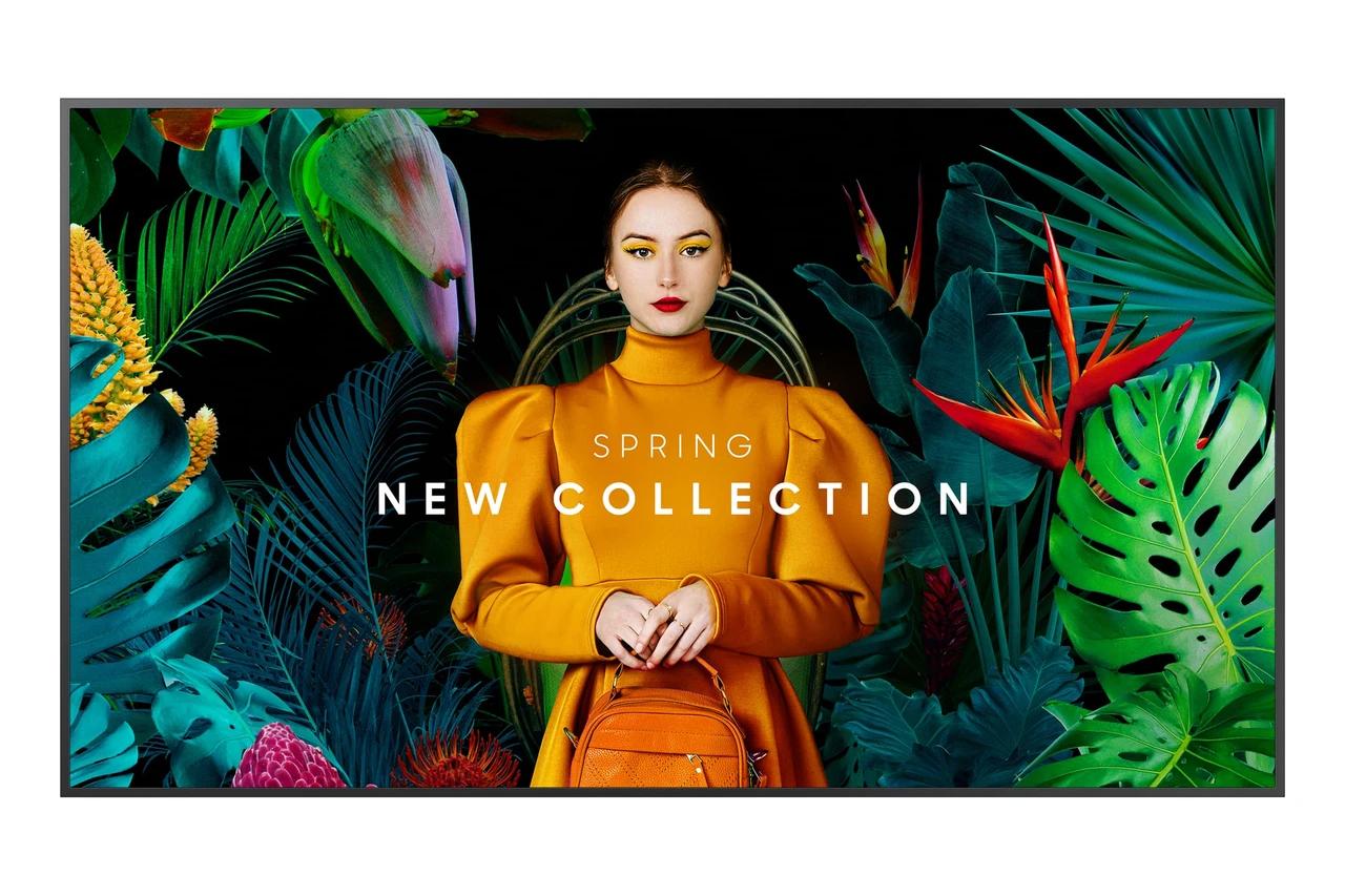 Ekran Reklamues Samsung QM43C, 43", 4K UHD IPS, 60Hz, 8ms, WiFi+BT, HDMI+DP+USB+LAN - Zezë - 1