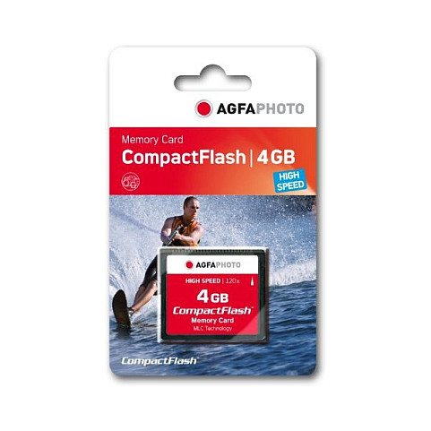 Kartë Memorie AgfaPhoto Compact Flash / 4GB / CF / High Speed 120x / MLC - 1