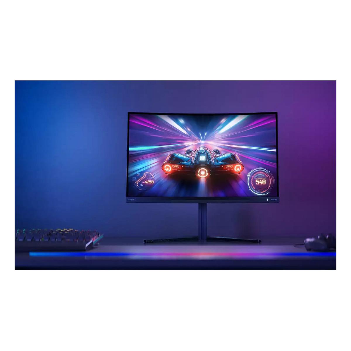 Monitor Gaming Philips Evnia 27M2C5200W/00 / 27″ / FHD Fast VA Curved / 280 Hz / 0.3 ms / DisplayPort + HDMI - Hiri - 11