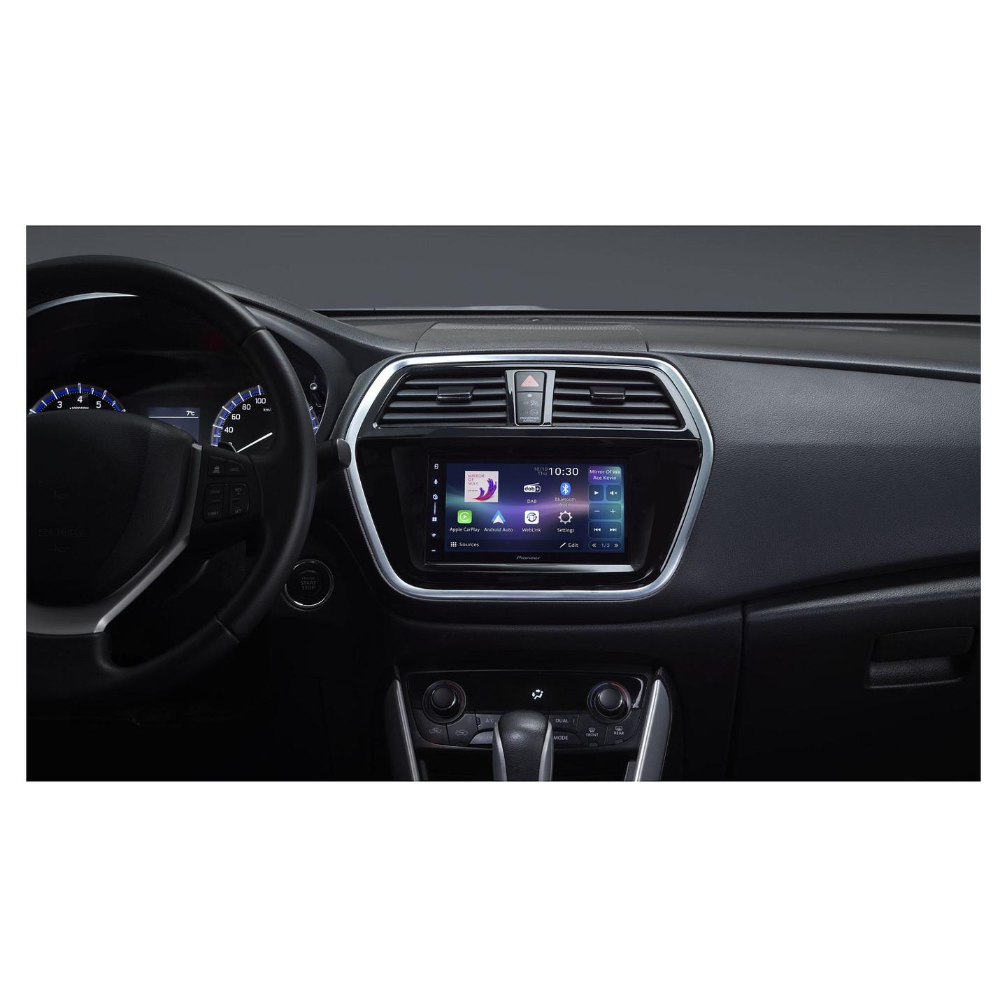 Radio multimedia për veturë Pioneer SPH-DA77DAB, 2 DIN, ekran me prekje 6.8", Apple CarPlay dhe Android Auto pa kabllo, DAB+, Bluetooth, Wi-Fi, 4 × 50 W - Zezë - 7