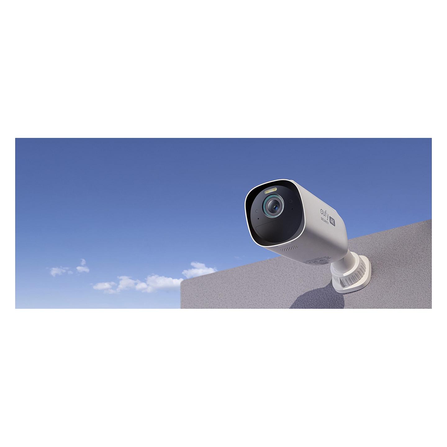 Kamerë Sigurie IP CCTV Anker Eufy eufyCam S330 (eufyCam 3) 2-Cam Kit + HomeBase 3, 4K, 135°, Wi-Fi, Solar, IP67 - Zezë/Bardhë - 12