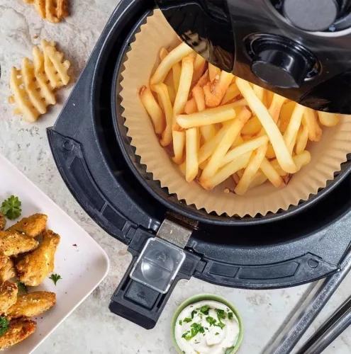 Aksesor për Fryer Extralink Home / EX.28587 / Letër / Rrethore / 16cm / 50 Copë / Deri 220°C  - 4