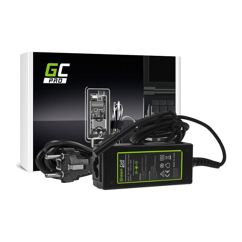 Adapter për Laptop Green Cell PRO AD63P / 36W / 12V / 2.58A / Flat Magnetic – Zezë