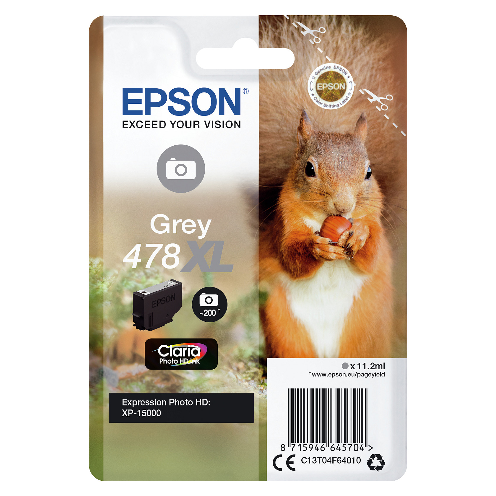 INK Epson 478XL Ink Cartridge C13T04F64010/High Capacity – Hiri - 1