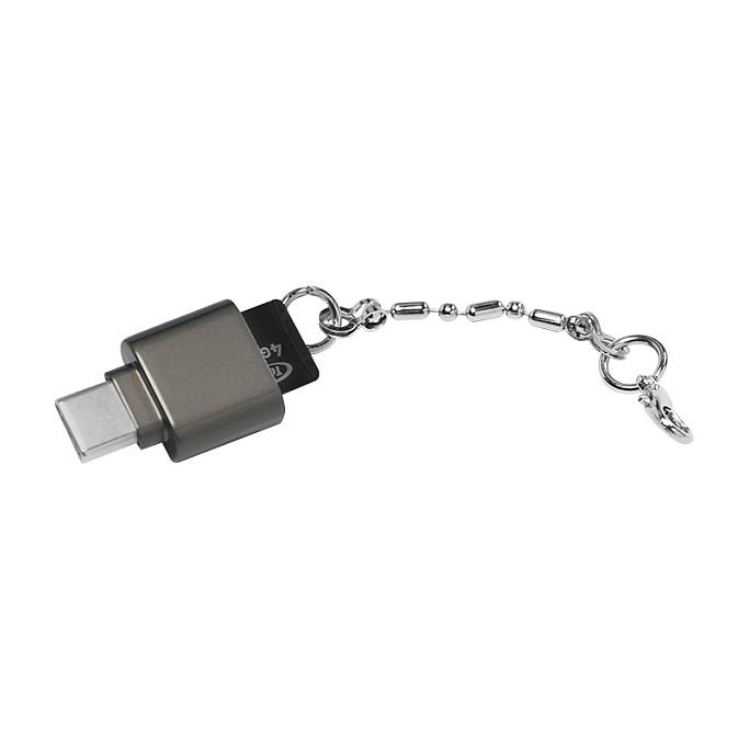 Lexues Kartelash LogiLink CR0039 / microSD / microSDHC / microSDXC / USB-C / USB 2.0 / 480 Mbit/s - Gri - 3