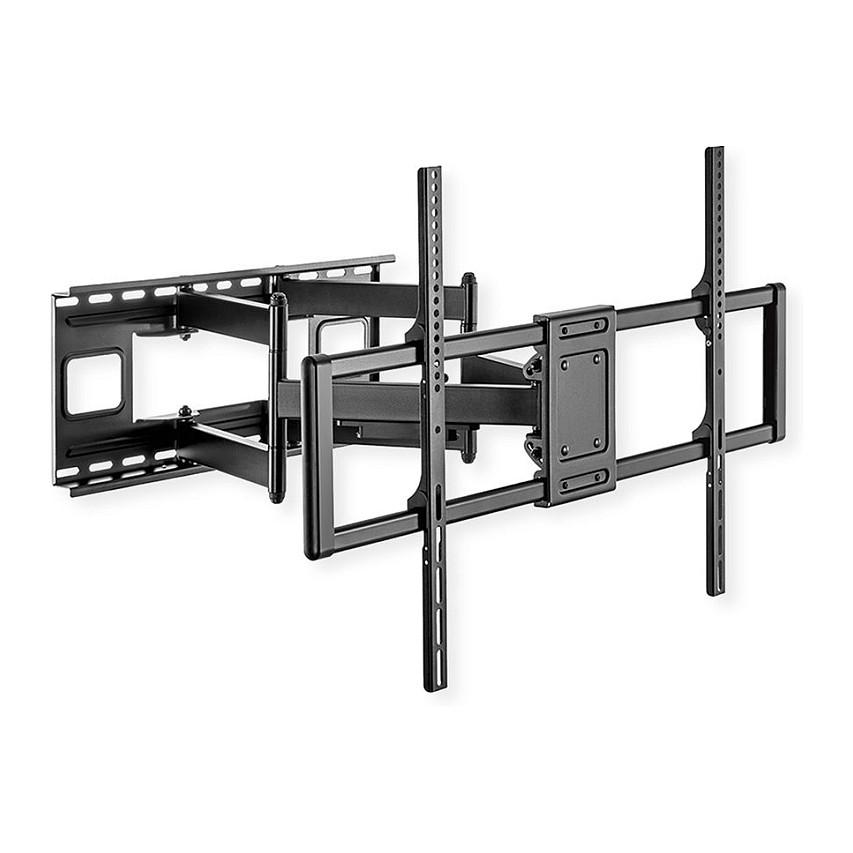 Mbajtëse për TV VALUE 17.99.1227 , 60–120" , deri 120kg , Full-Motion , VESA 200x200–900x600 - Zezë