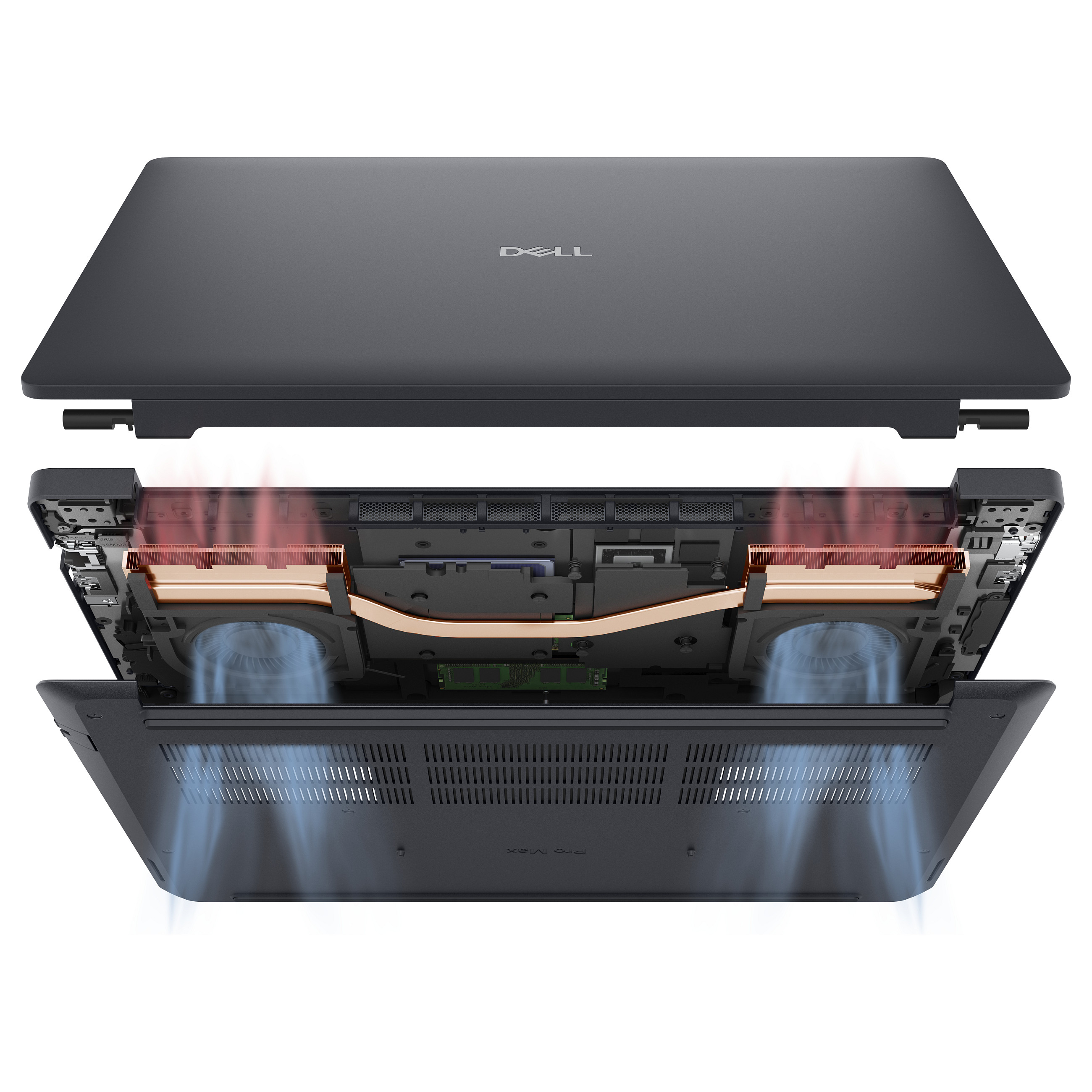 Laptop DELL Pro Max 16 MC16250 / Ultra 7 265H / 16GB DDR5 / 512GB / 16" WUXGA (Full HD+) WVA 60Hz / RTX PRO 500 Blackwell - Zezë - 11