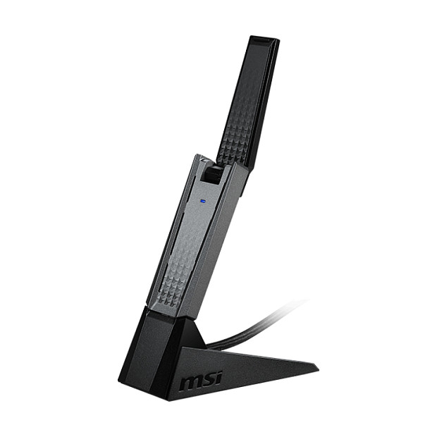 MSI AX1800 GUAX18 – Adapter USB Wi-Fi 6 Dual-Band, 1800Mbps, USB 3.2 Gen 1 - 4