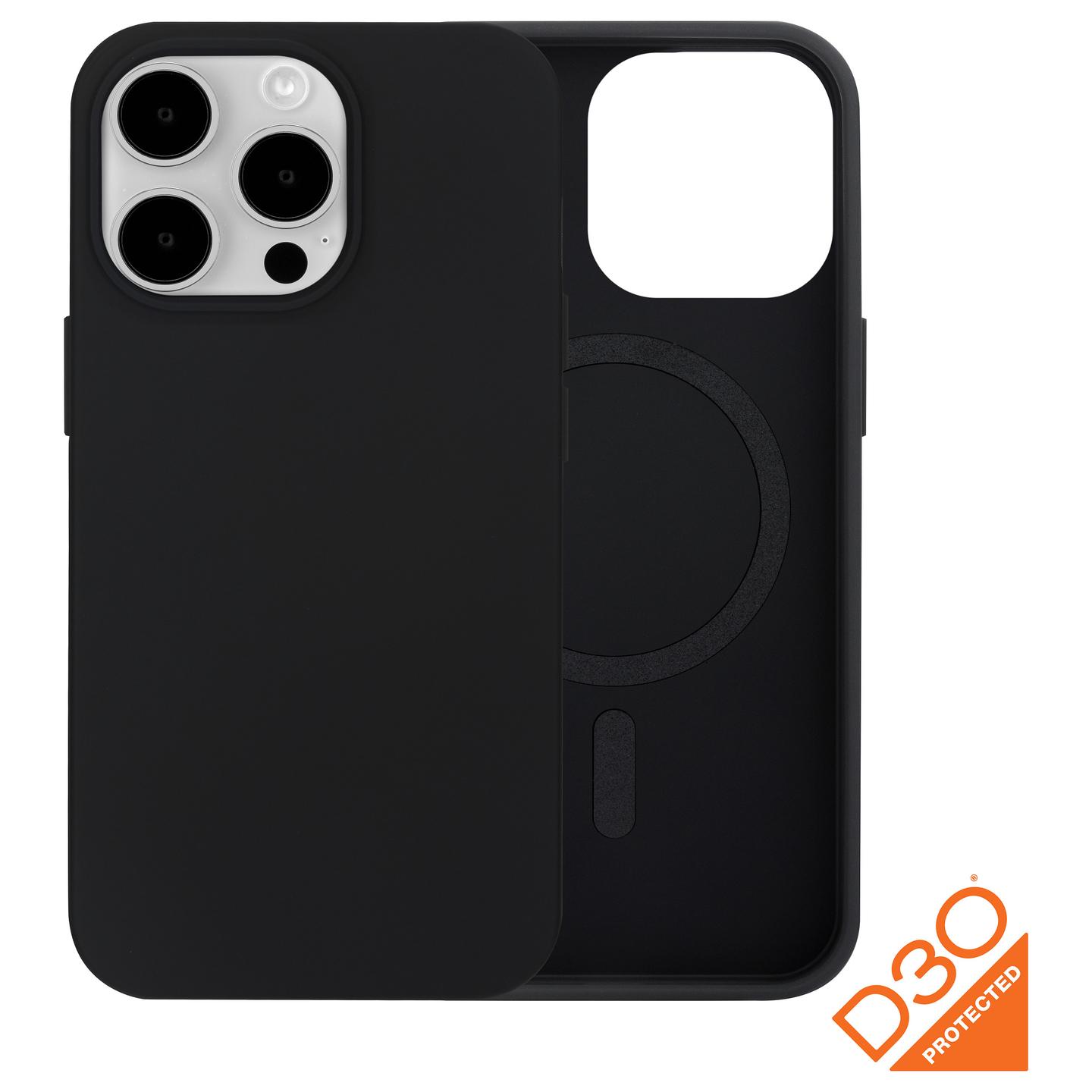Case për Telefon dbramante1928 Iceland Ultra / D3O / MagSafe / iPhone 15 Pro Max - Zezë