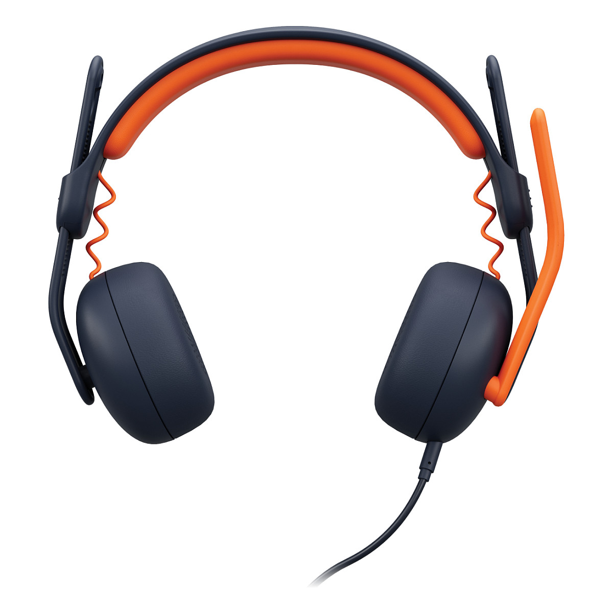 Kufje me Kabllo Logitech LEARN CLASSIC - Blu/Portokalli - 2