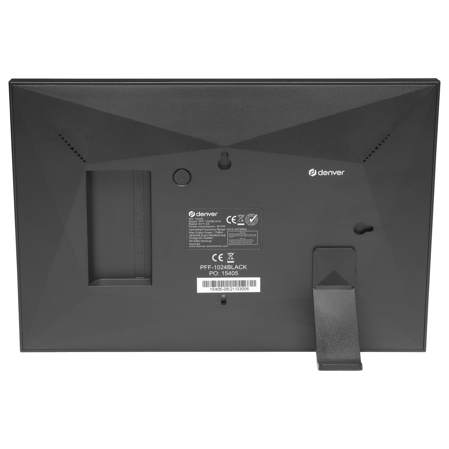 Kornizë Digjitale për Fotografi Denver PFF-1024BMK2, 10.1", IPS, 1280 × 800, 16 GB – Zezë - 8